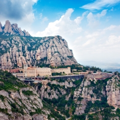 The sacred mountain of Montserrat 